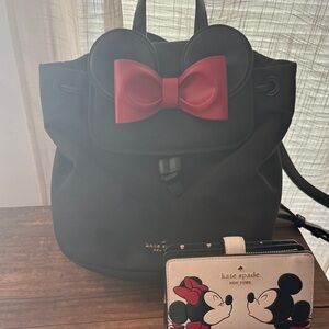 Kate Spade Minnie Mouse backpack purse